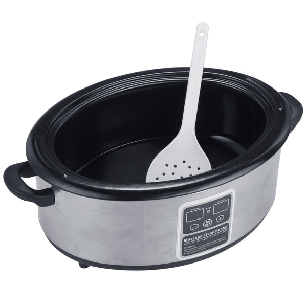 Master Massage 6 Quart LED Hot Stone Warmer with Digital Display
