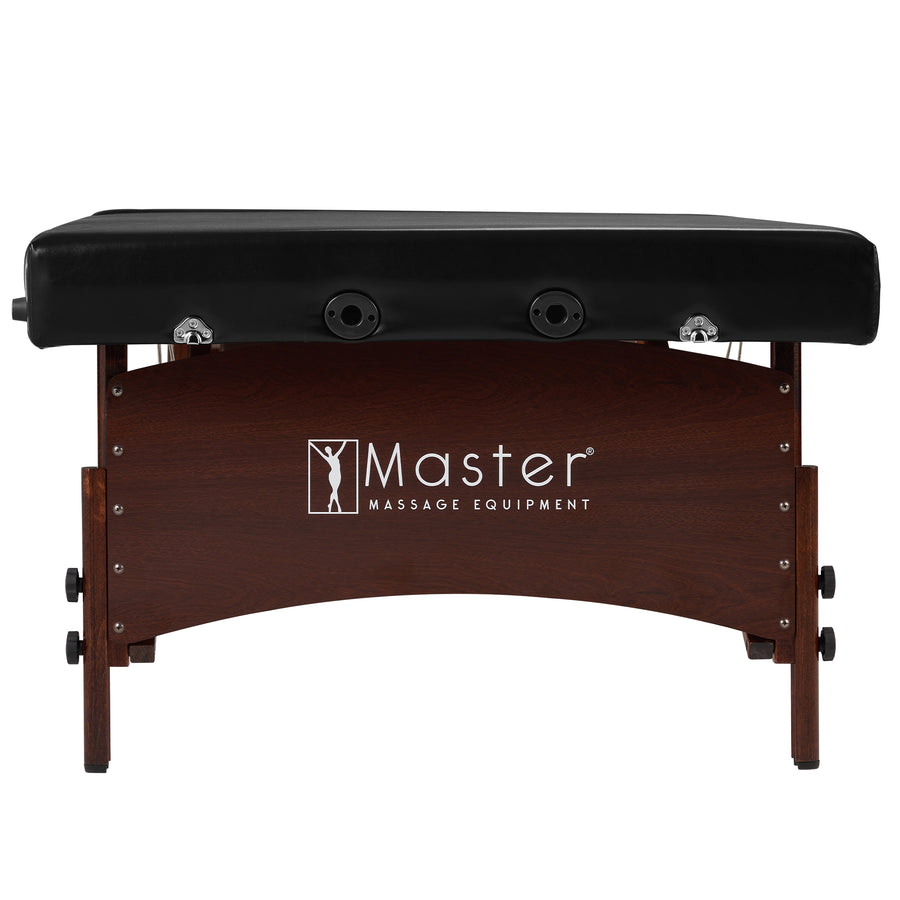 Master Massage 33.5" Canoga Low Height Super Wide Portable Massage Table, Yoga Exercise Bed, Thai Massage, Rehab Training Station Hub for Rehabilitation