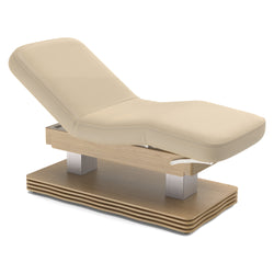 Master Massage 31” Heather Salon Dual-Tower Electric Spa Bed - Adjustable Beauty Treatment Table with Quiet Lift System