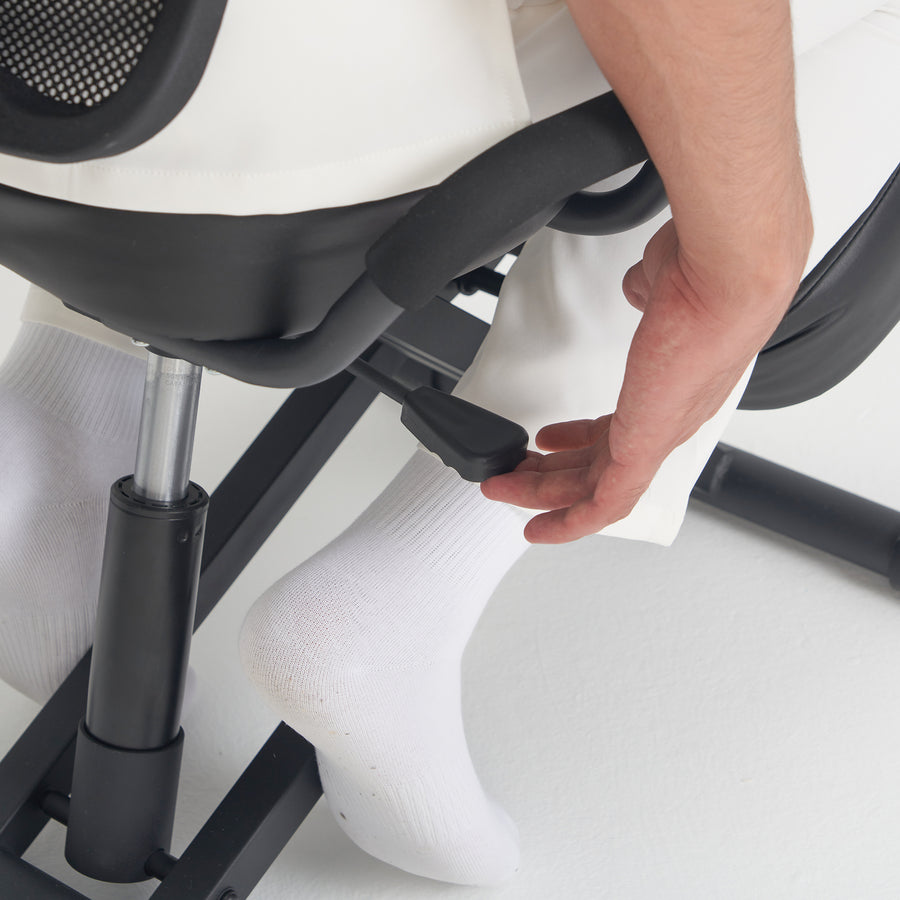 Master Massage Ergonomic Kneeling Chair with Back Support for Office -Posture Chair with Angled Seat and Backrest for Home and Office-Posture Correction Stool-Improve Your Posture