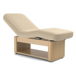 Master Massage 31” Yosemite Salon 4-Leg Electric Lifting Spa Bed – Adjustable Beauty Treatment Table with Open Storage