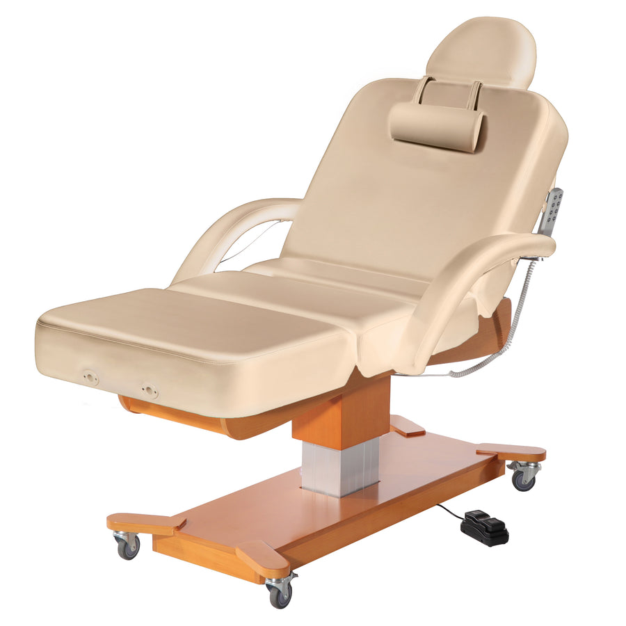 Master Massage Maxking Electric lift Table Cream