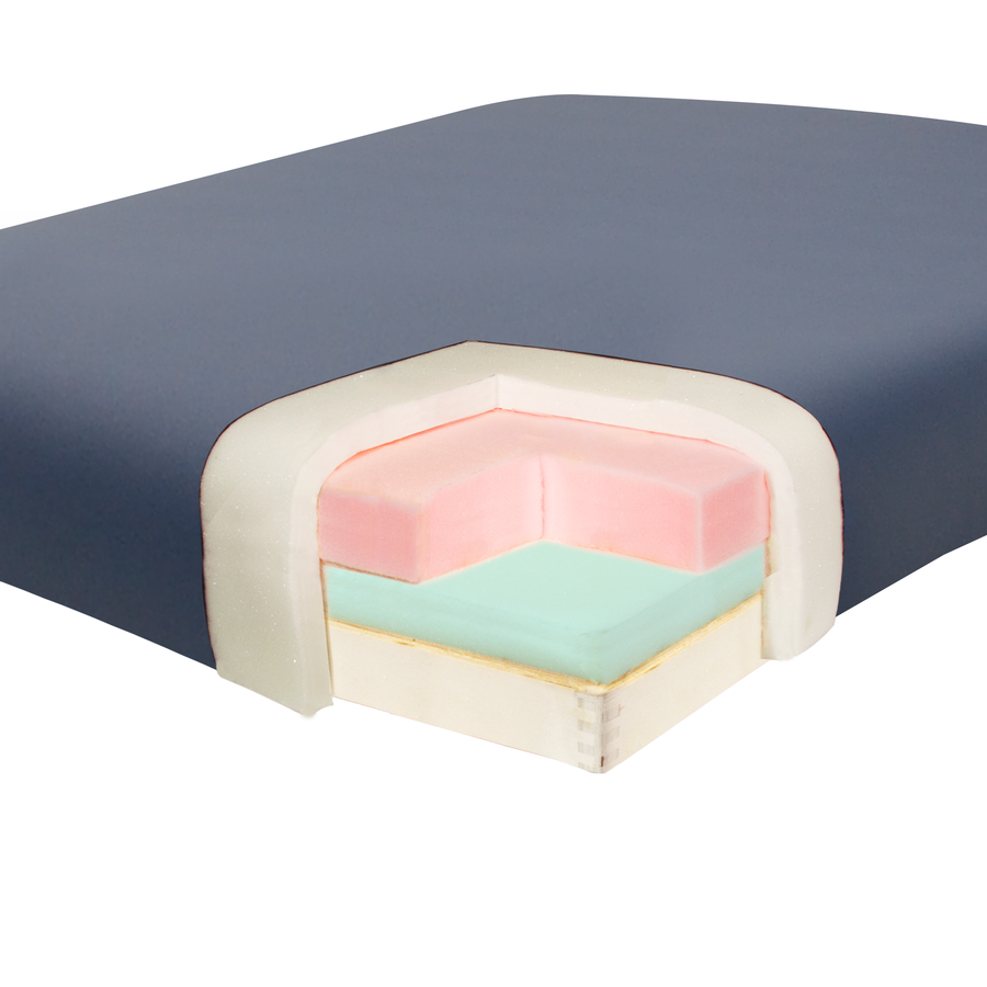 Master  31" Montclair Wooden Table Royal blue Foam