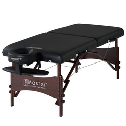 Master Massage 30" Roma™ LX Portable Massage Table Package with Best Selling Size (Black) (USA Only)