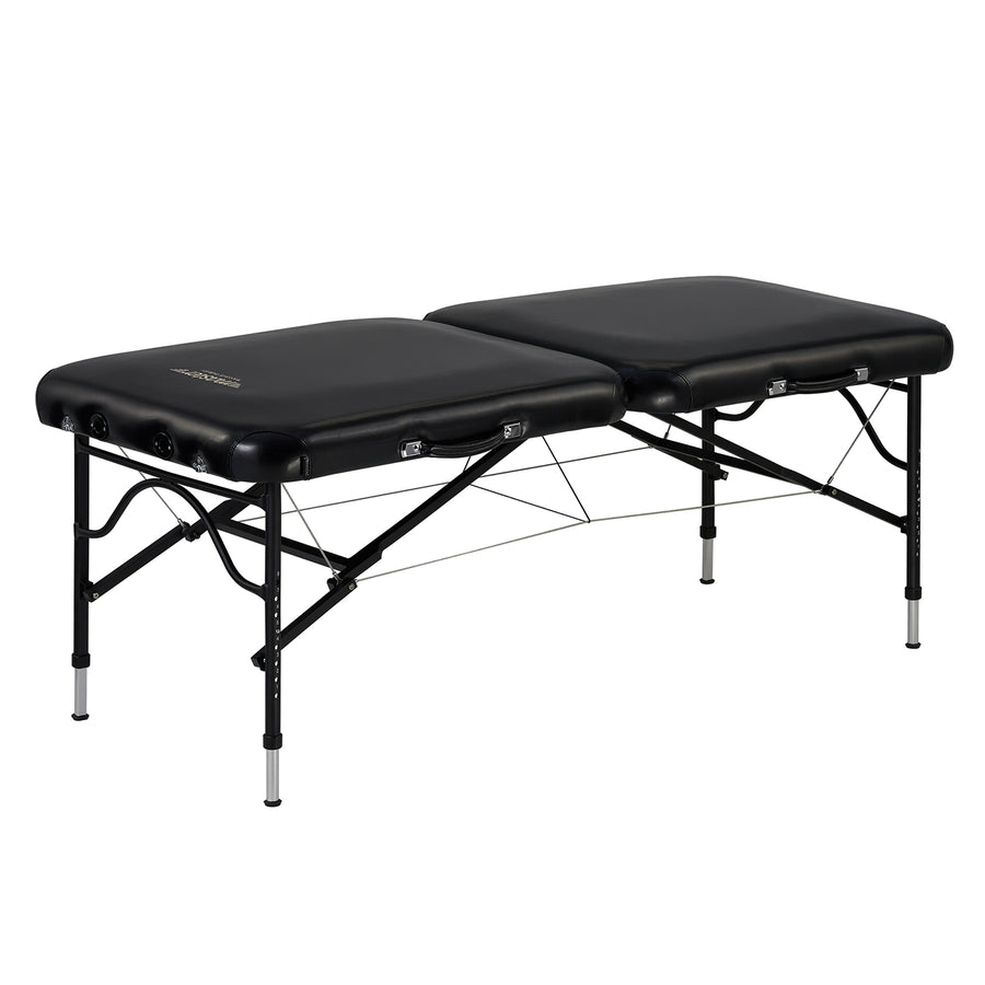 Master Massage 30" STRATOMASTER™ Portable Massage Table Package with NanoSkin™ (Black Color)