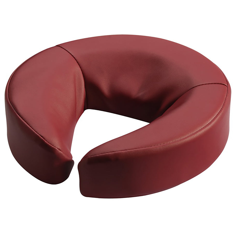 MASTER MASSAGE Universal Simplicity Adjustable Massage Table Face Cradle and Universal Face Cushion Pillow set-Burgundy Color