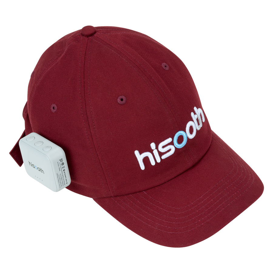 H3 Hands-Free Hair Regrowth Scalp Massager Cap - Burgundy