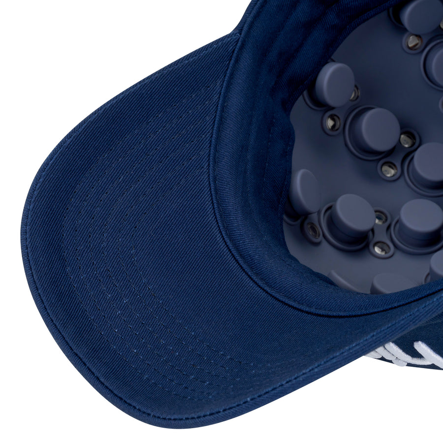 H3 Hands-Free Hair Regrowth Scalp Massager Cap - Navy Blue