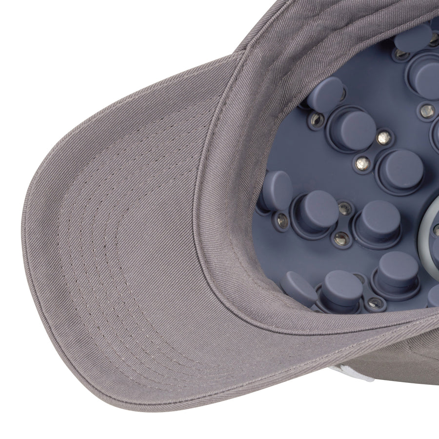 H3 Hands-Free Hair Regrowth Scalp Massager Cap - Grey