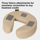 MusicMaster™ Crescent Round High Fidelity Sound Face Cushion- Bluetooth Music Headrest-Cream
