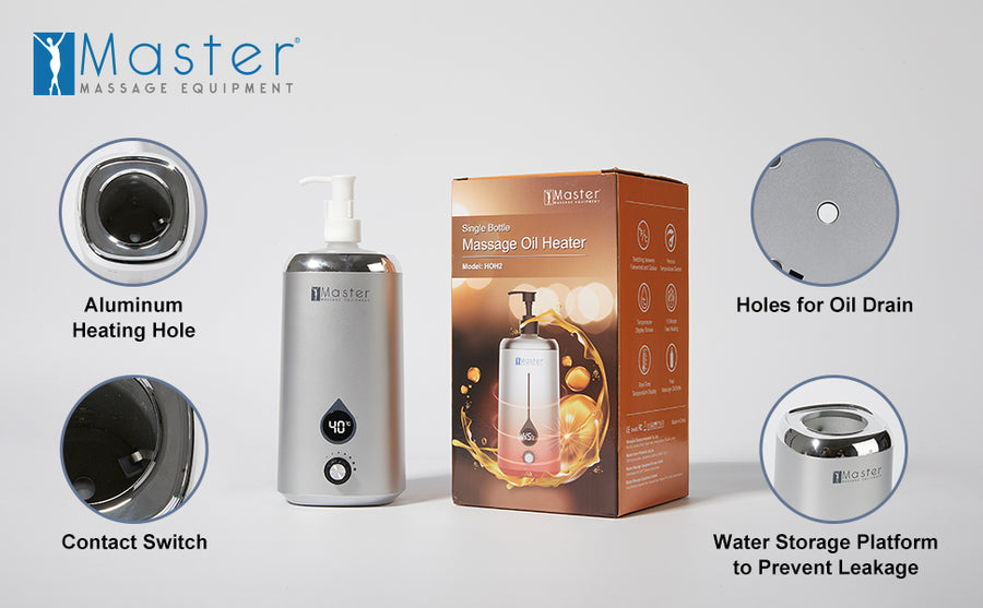 Master Massage 3 Bottle Oil/Lotion Bottle Warmer w/Auto