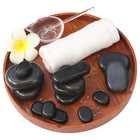 Master Massage 28 Piece Hot Stone Set 100% Basalt Rocks for Body Massage