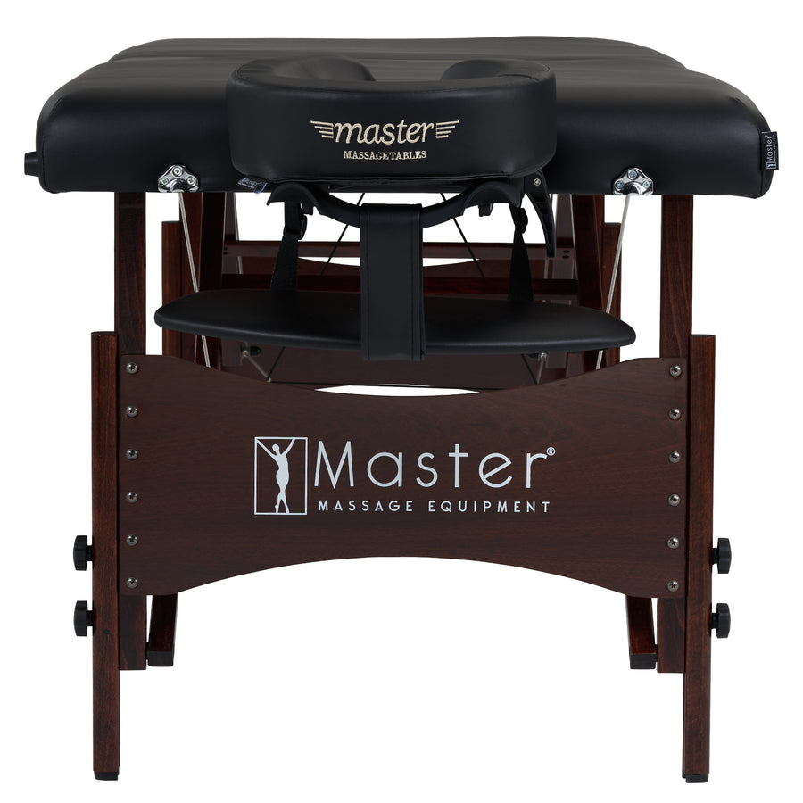 Master Massage 30" ROMA™ Portable Massage Table Package with THERMA-TOP® - Built-In Adjustable Heating System for Extreme Comfort! (Black)