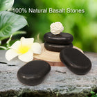 Master Massage Medium Size Flat Ovular Basalt Hot  Stone Massage 12 piece Pack 2.6