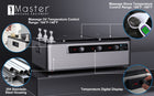 Master Massage Professional Electric 2 in 1 Massage Stone Heater & 3 Bottle Massage Oil/Lotion/Gel Heater