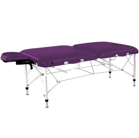 Master Massage 30" CALYPSO™ LX Portable Massage Table Package with NanoSkin™ - King's Purple