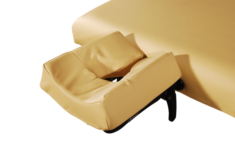 MASTER MASSAGE Universal Ergonomic Dream™ Adjustable Massage Table Face Cradle and Ergonomic Dream Face Cushion Pillow set-Cream Color