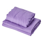 Master Massage Cotton Flannel Sheets Set (3 Piece Set) Massage Table Cover Set, Beauty Salon SPA Bed Replacement Cover, Includes Table Cover, Face Cushion Cover, Table Sheet (Purple)