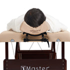 MASTER MASSAGE Universal Ergonomic Dream™ Adjustable Massage Table Face Cradle and Ergonomic Dream Face Cushion Pillow set-Black Color