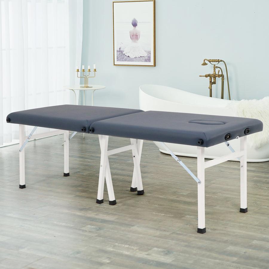 Master Massage 24" Harmon Economic Portable Massage Table, Royal Blue