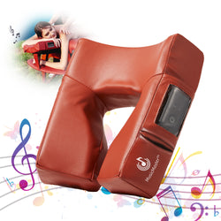 MusicMaster™ High Fidelity Sound Ergonomic Dream Face Cushion- Bluetooth Music Massage Pillow- Cinnamon