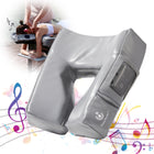 MusicMaster™ High Fidelity Sound Ergonomic Dream Face Cushion- Bluetooth Music Massage Pillow- Dove Grey