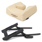 MASTER MASSAGE Universal Ergonomic Dream™ Adjustable Massage Table Face Cradle and Ergonomic Dream Face Cushion Pillow set-Black Color