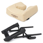 MASTER MASSAGE Universal Deluxe Ergonomic Dream™ Adjustable Massage Table Face Cradle and Ergonomic Dream Face Cushion Pillow set-Cream Color