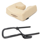 MASTER MASSAGE Universal Simplicity Adjustable Massage Table Face Cradle and Ergonomic Dream Face Cushion Pillow set-Cream Color