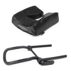 MASTER MASSAGE Simplicité Universelle Set Appui-tête et Coussin Facial Ergonomique Dream pour Table de Massage - Couleur Noire