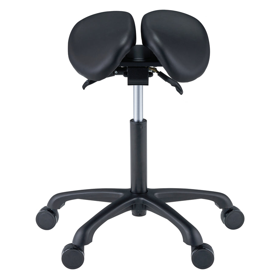 Amazon.com: MWOSEN Saddle Stool Rolling Swivel Height Adjustable with  Wheels. Saddle Chair Salon, Spa, Tattoo, Pedicure, Massage -Esthetician  Chair(Black) : Beauty & Personal Care