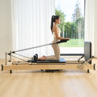 SpaceSaver Foldable Pilates Reformer 60cm Maple Frame