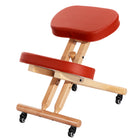 Master Massage Ergonomic Wooden Foldable Kneeling Chair for Office –Wood Folding Posture Chair for Home-Posture Correction Stool-Improve Your Posture