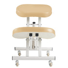 Master Massage Ergonomic Metal Foldable Posture Kneeling Chair for Office –Metal Folding Kneeling Posture Chair for Home and Office-Posture Correction Stool-Improve Your Posture with 2 Color Choice! (Cream)