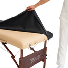 Master Massage Universal Fabric Fitted PU Vinyl Leather Ultra-Durable Protection Cover Sheet for Massage Tables, Cream