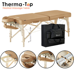 Master Massage 30" Phoenix™ Portable Massage Table Package with Therma-Top® - Adjustable Heating System! (Otter Color)