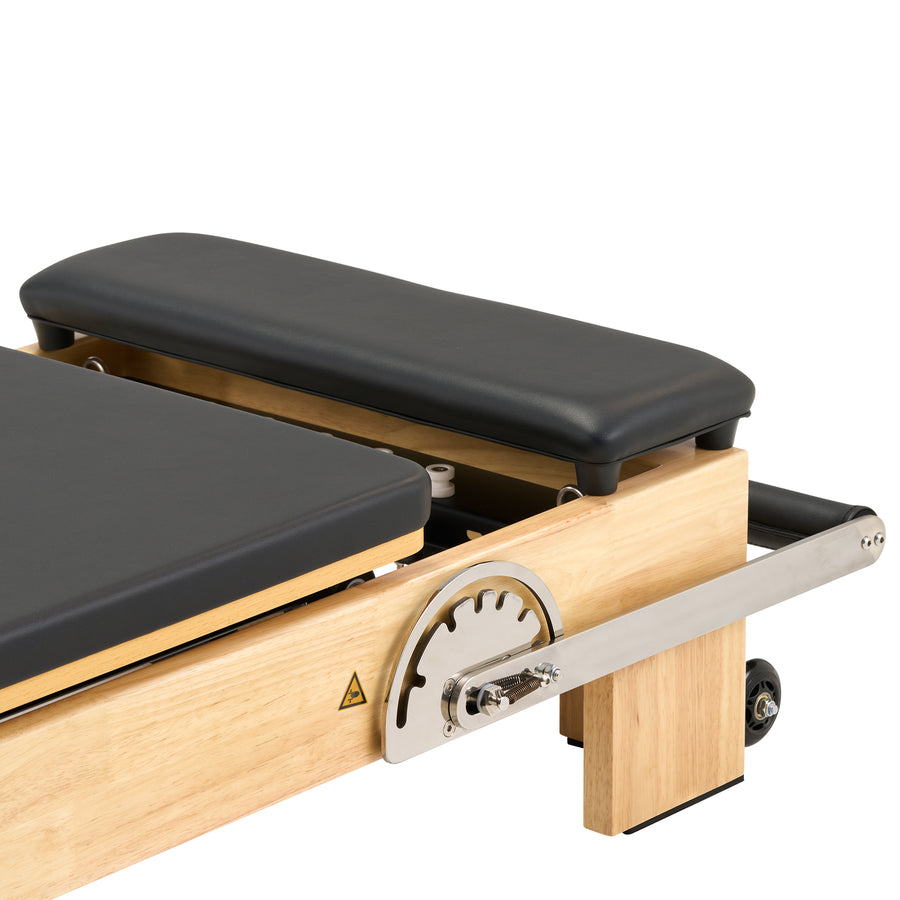 SpaceSaver Foldable Pilates Reformer 60cm Maple Frame