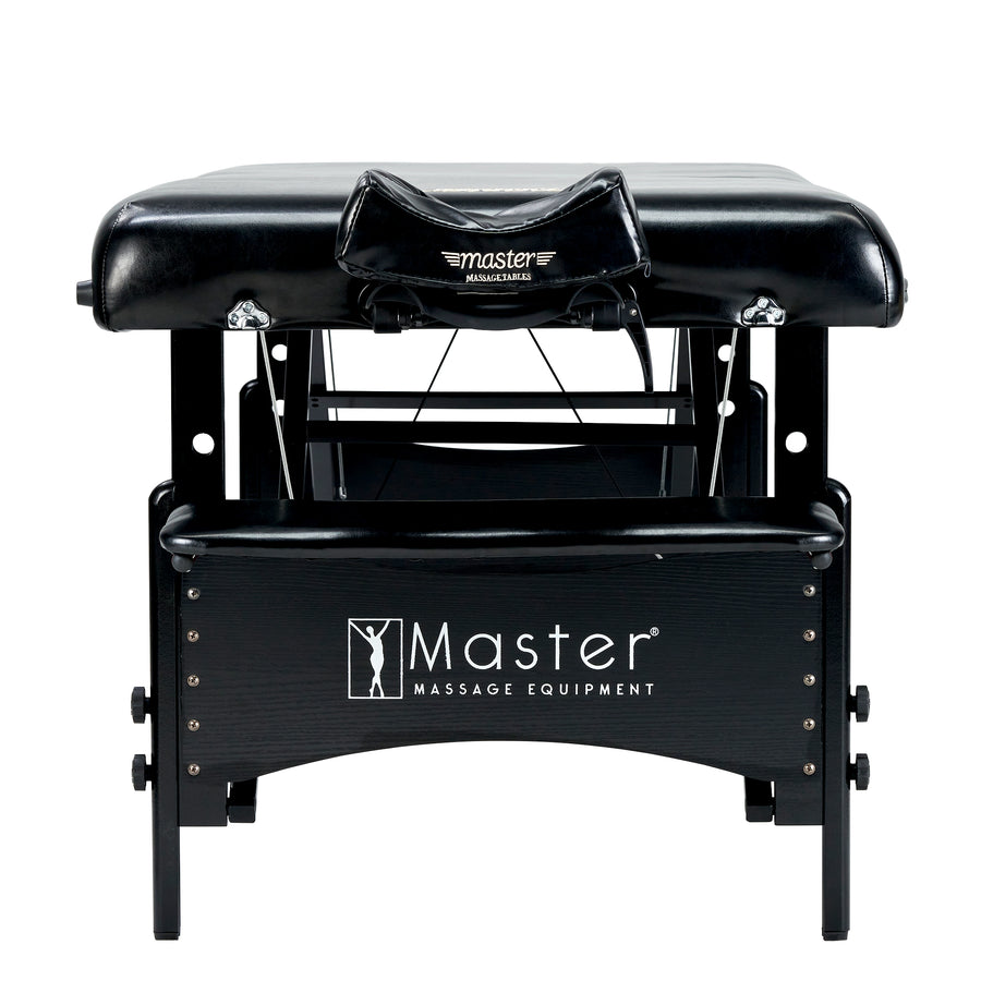 Master Massage 30" GALAXY™ Portable Massage Table Package with THERMA-TOP® - Built-In Adjustable Heating System, Black Color