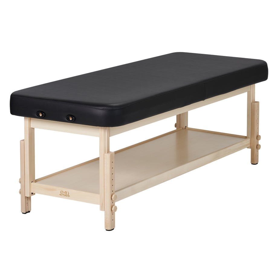 Master Massage 30" Harvey Comfort™  Stationary Salon Massage Tables - Black