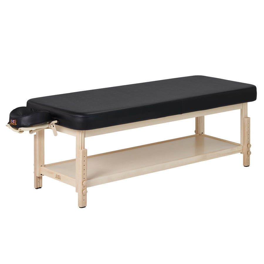 Master Massage 30" Harvey Comfort™  Stationary Salon Massage Tables - Black