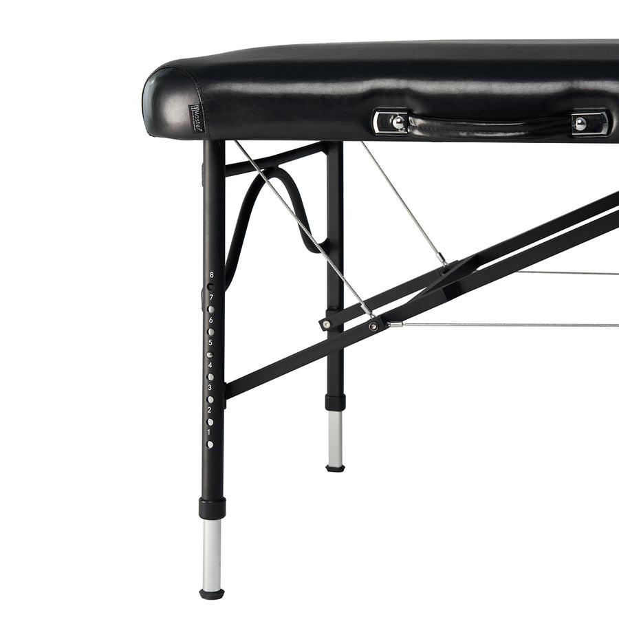 Master Massage 30" STRATOMASTER™ Portable Massage Table Package with NanoSkin™ (Black Color)