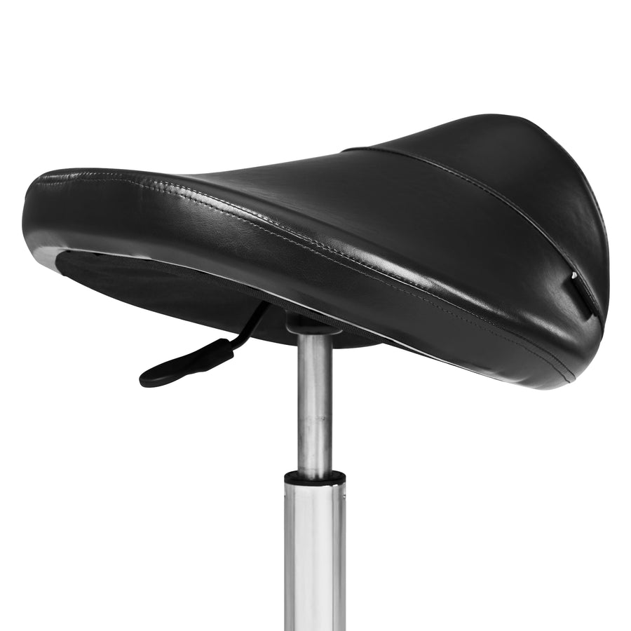 saddle rolling stool