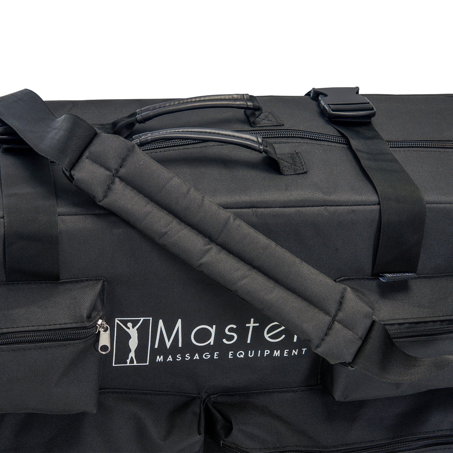 Master Massage Universal Size Portable Massage Table Carry Case with 5 Pockets for All Brands and Sizes, Oversized Carrying Bag for Fordable Massage Bed Width Folding Massage Table- Black.