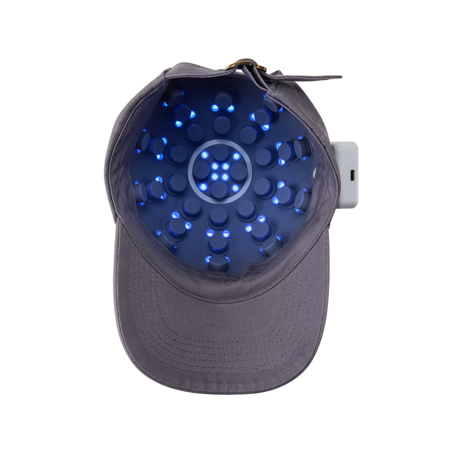H3 Hands-Free Hair Regrowth Scalp Massager Cap - Navy Blue