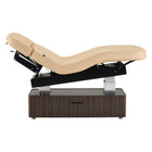 Master Massage 31” Infinity Salon Double-Column Electric Spa & Massage Table, Ebony Veneer – Premium Electric Medi Spa Treatment Bed with a Storage Drawer
