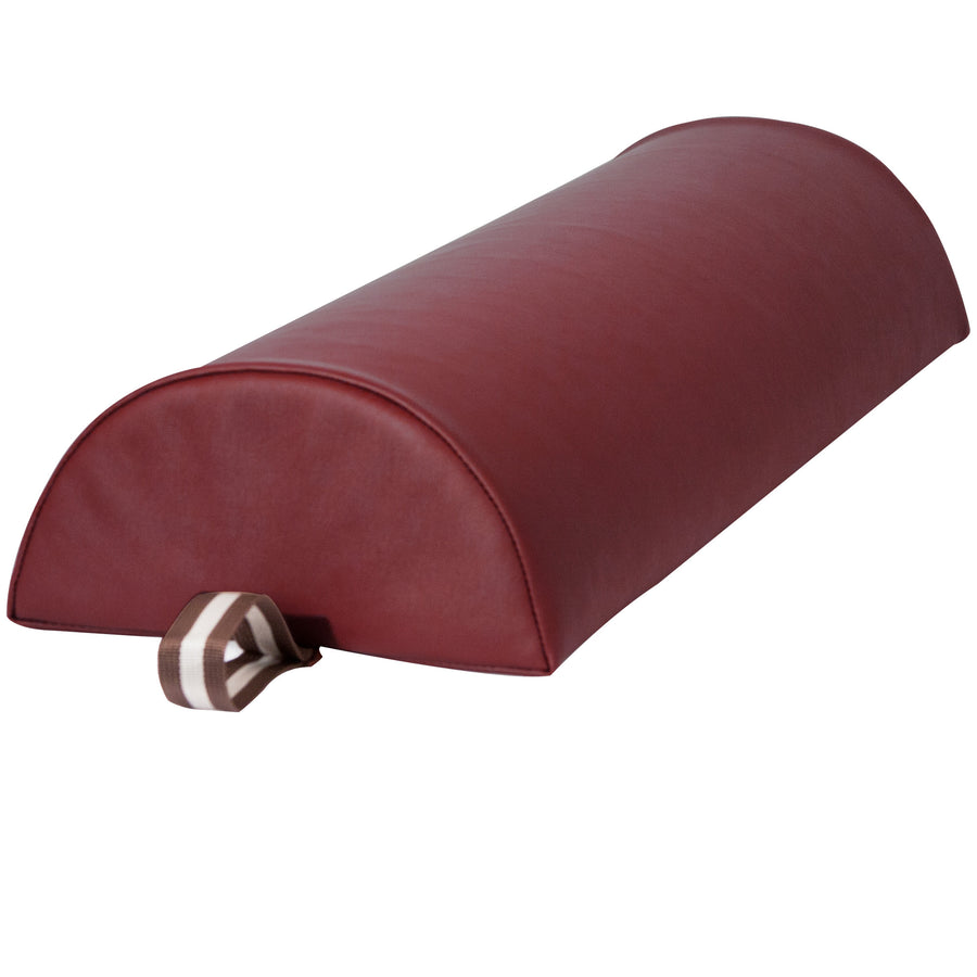 Master Massage 6" semi round bolster burgundy