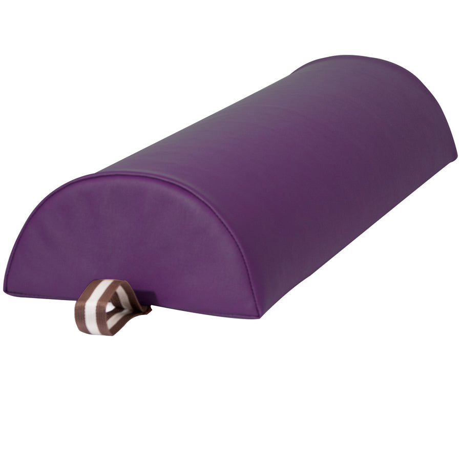 Master Massage 6" superior semi round bolster purple
