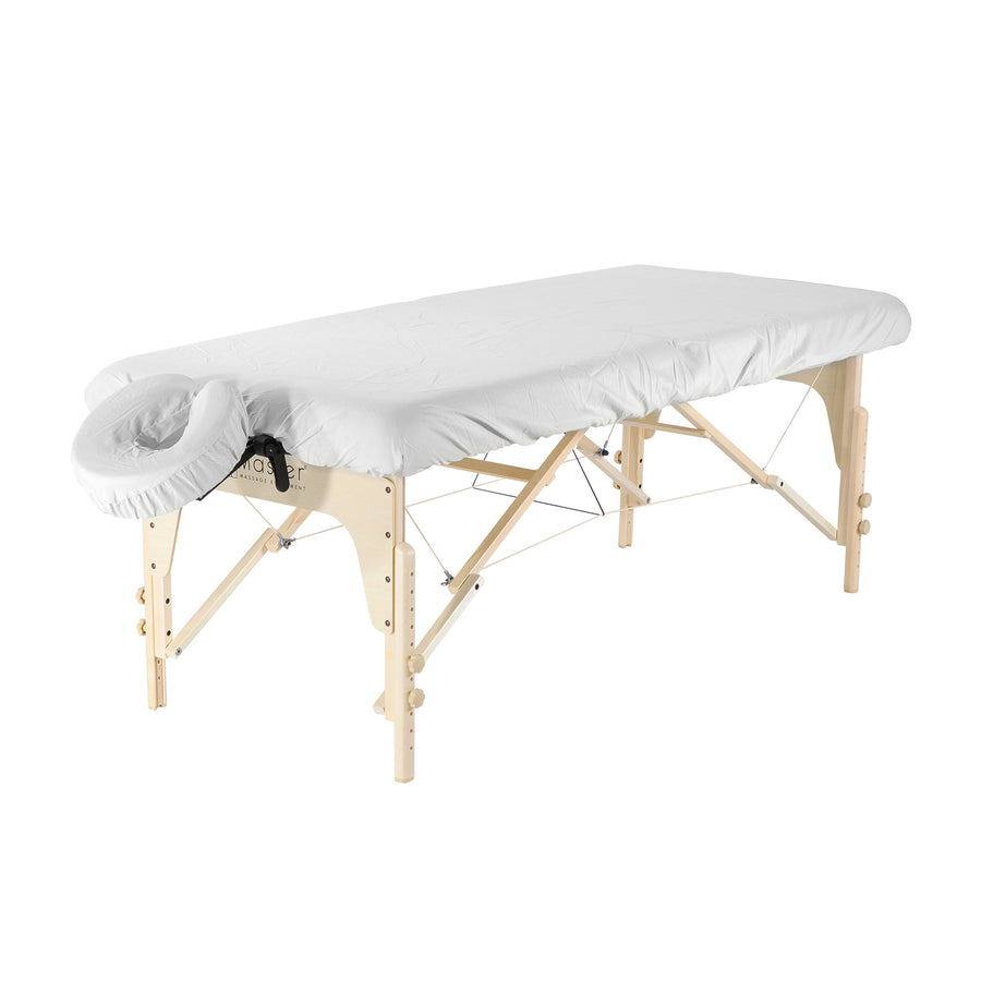 Master Massage Luxury Microfiber Massage Table Cover white