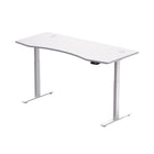 Hi5 Ez Electric Height Adjustable Standing Desk with ergonomic contoured Tabletop (71