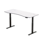 Hi5 Ez Electric Height Adjustable Standing Desk with ergonomic contoured Tabletop (71